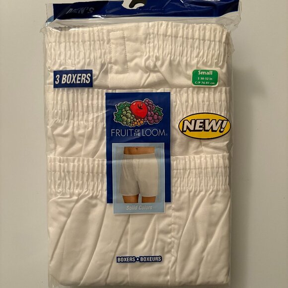 3 Pack White Boxers - Picture 1 of 2
